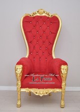 Chaise Fauteuil Trône Baroque