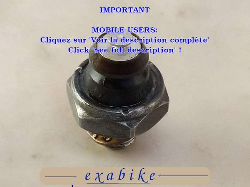 Contacteur pression huile - contacteur, de