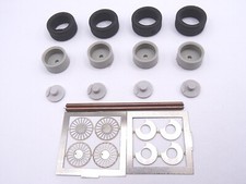 ALEZAN MODELS . ACCESSORIES 1/43. BMW ALPINA SET OF 4 WHEELS RIMS.