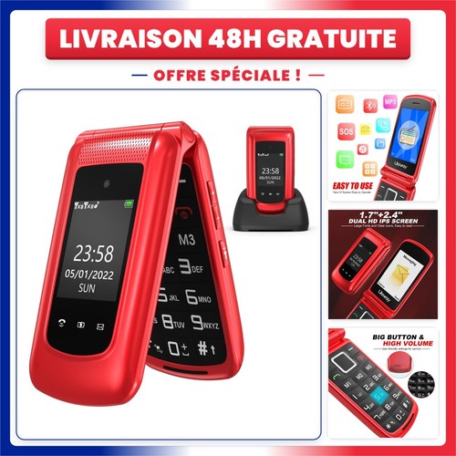 Téléphone portable senior - , à