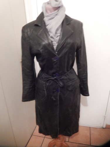 Manteau cuir agneau - cuir, veste