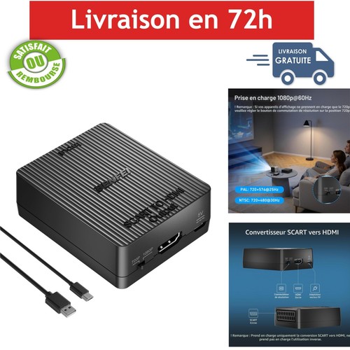 Adaptateur péritel vers hdmi - vers,