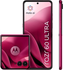 Cellulaire Motorola Razr 60 Ultra 5G 16+ 512GB Smartphone Pliante Pink Cabaret