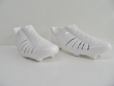 TWO VINTAGE PORCELAIN DECO DESIGN' FOOTBALL/RUGBY SNEAKERS