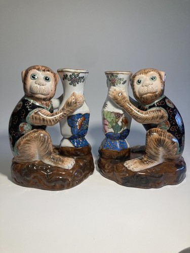Paire pots singes en - pots,