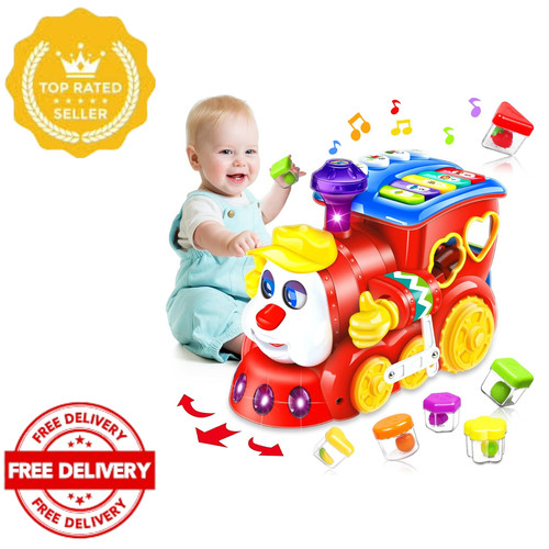 Musical train toy - musical, blocks