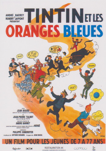 Tintin les oranges bleues - les,