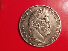 1 pièce de 5 Francs en Argent 1847A Louis Philippe I Tete Laurée