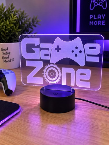 Lampe led game zone gaming - lampe,