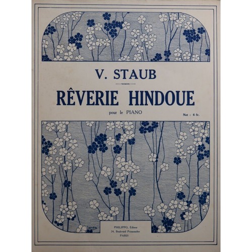 Staub victor rêverie hindoue - victor,