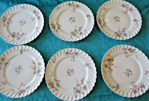 Assiettes plates porcelaine - 6,