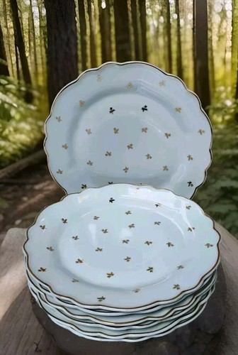 Assiettes plates porcelaine - 6,