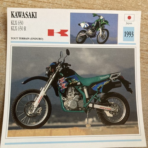Kawasaki klx650 klx650r 1993 - klx650,