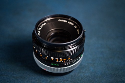 Objectif canon 50mm 8 sc - objectif, f1.8
