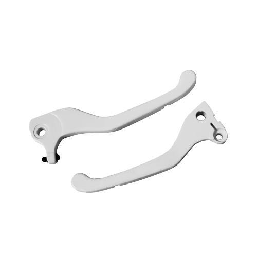 Paire leviers frein - frein, blanc