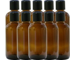 10 X 100ml Flacon en Verre