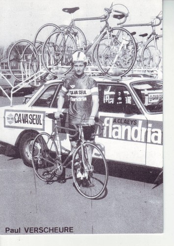 Cyclisme carte paul verscheure - cyclisme,