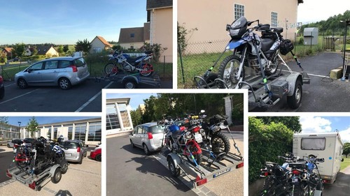 Remorque moto rails - remorque,