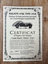 Certificat D’authenticité