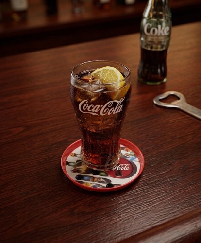 Dessous verre coca - dessous, coca-cola/
