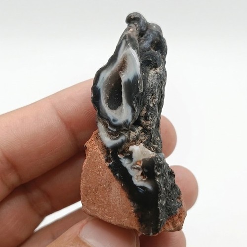 Agate plume géode - plume,