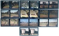 10 Autochromes Stéréo/Verre Le Parc du Château de Versailles Format 6x13 Ca 1905