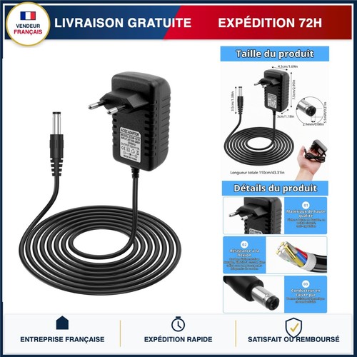 Chargeur 12v voiture - chargeur, 1a