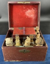 Ancienne trousse pharmacie J. Paquignon Paris XIXe apothicaire médicaments