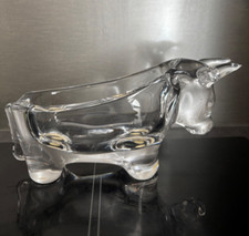 Antique 60s Taurus Crystal Ashtray | 780g | Art Deco