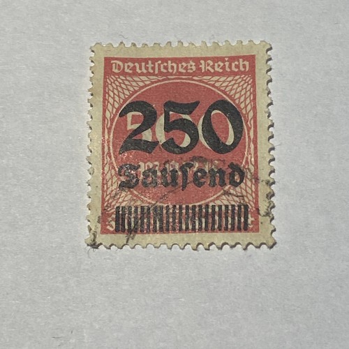 Timbre allemand empire 1923 - ,