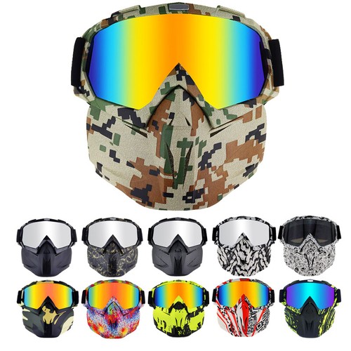 Lunettes moto colorées - lunettes,
