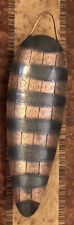 Rare Vintage Hand Engraved Copper Oval Tray from Mexico Israel