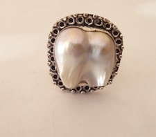 bague plaqué argent 925