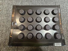 Flexipan EI-FP-02031 20 Mini-Muffin Mold Non-Stick, Handcrafted in France, Black