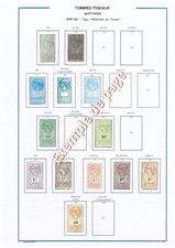 FRANCE - timbres fiscaux "QUITTANCES"  1871-1924 - Album  à imprimer soi-même