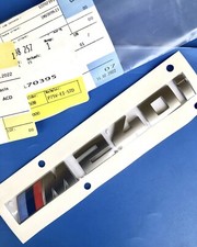 LOGO BMW M2 M240I GRIS CÉRIUM