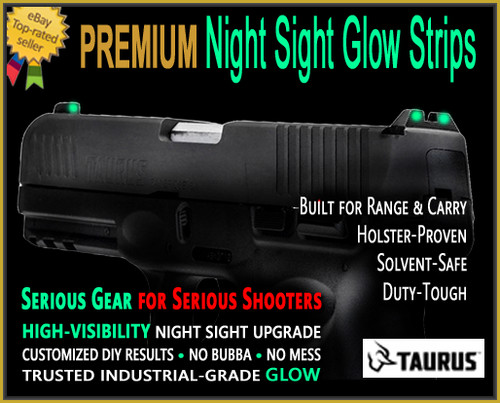 Taurus night sights upgrade - sights,
