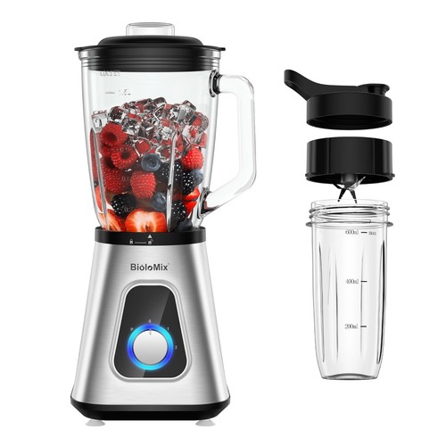 Blender puissant 1300w - puissant, bocal