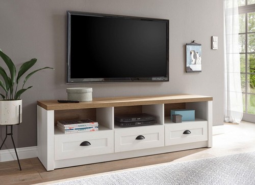 Meuble bas style campagne - tv,
