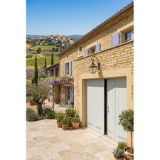 Porte de garage battante PVC