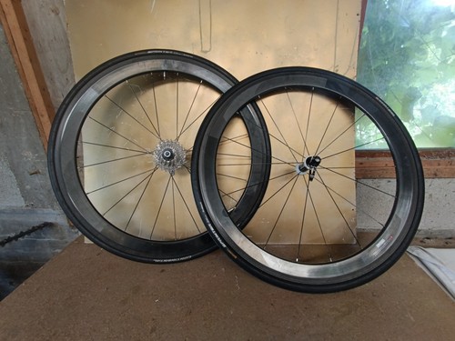 Paire roues carbone vision - de,
