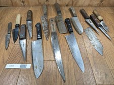 Lot Endommagé De Couteaux De