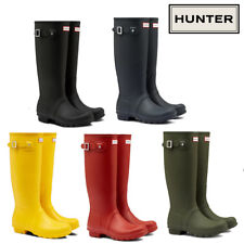 Hunter Femme Original Haut Hauteur Genou Caoutchouc Bottes Taille UK 3 - 8