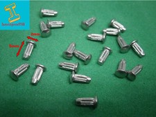 20 Dinky Toys Corgi Toys Cij JRD Solido Fluted Aluminum Rivets 2MM BY 5MM.