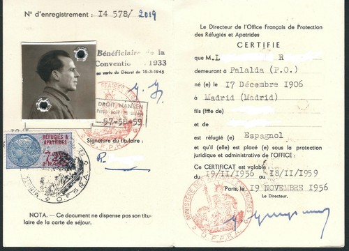Rare timbre fiscal - , des