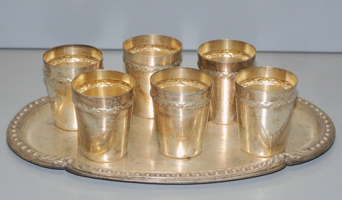 Gobelets plateau en - gobelets, &
