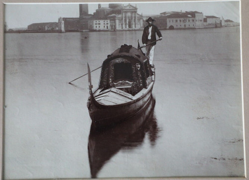 Tirage photo 1880 - 1880, gondole