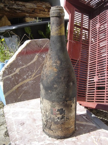 Ancienne bouteille bourgogne - ancienne,