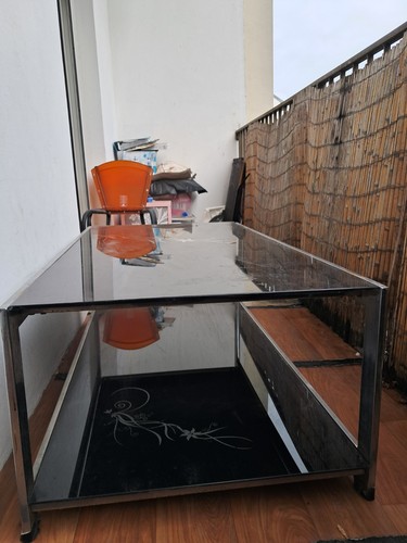 Table basse salon verre - basse, en