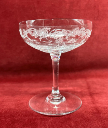 Baccarat sherbet crystal glass - sherbet,